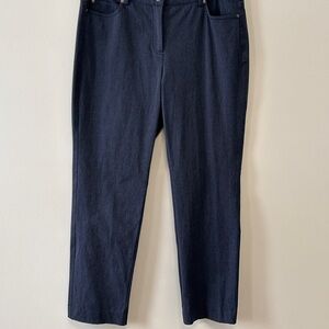 J McLaughlin Size 10, 5 Pocket Stretch Straight Leg Pants  Ankle Casual Work
